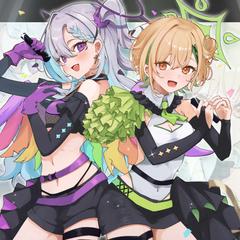 始芽様×黒虹キキ様 ライオン歌ってみたイラスト