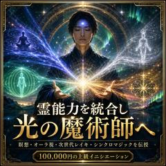 霊能力を統合し【光の魔術師】へ覚醒させます