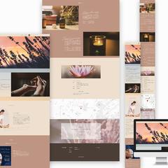 【制作実績】アロマセラピー様のWebサイト