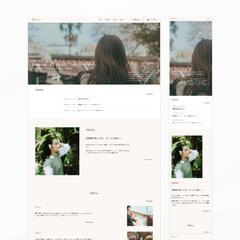 【サンプル】WordPress ヘアサロンのサイト