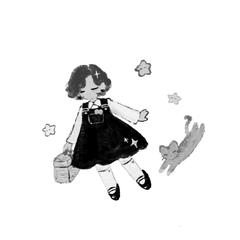 厚塗り風イラスト