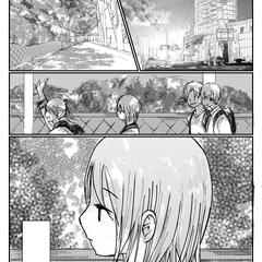 漫画サンプル（登校風景）