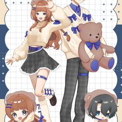 全身絵、ミニキャラサンプル