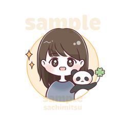 パンダさんがかわいい！個性が出せるプロフィールアイコン
