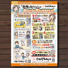 学習塾様　生徒さん募集チラシデザイン