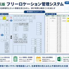 Excel版フリーロケーション管理システム