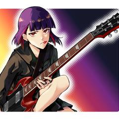 ギターを持つ少女