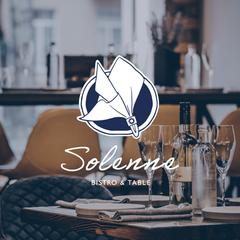 BISTRO&TABLE Solenne様ロゴデザイン