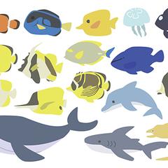 Illustratorでのイラスト制作例