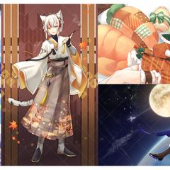 一枚絵、立ち絵