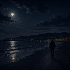Midnight Shoreline