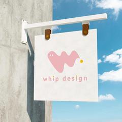 whip design のロゴデザイン