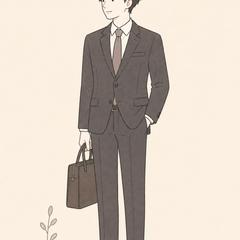 シンプル人物イラスト制作