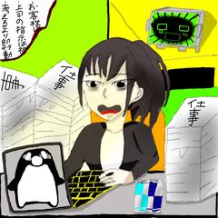 テイコウペンギンのペンギンを女体化