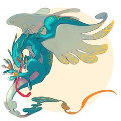 ドラゴンのイラストサンプル