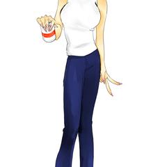 お姉さんのイラスト