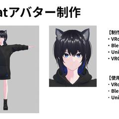 VRChat用3Dアバター制作（VRoid＋Unity対応）