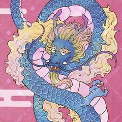 web書店様包装紙用イラスト