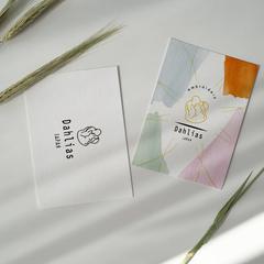 dalias 様　ロゴ＋ショップカードデザイン作成