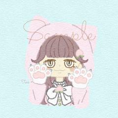 ご依頼 女の子 アイコンイラスト
