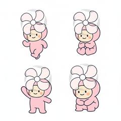 プロペラメーカーのマスコットキャラクター作成