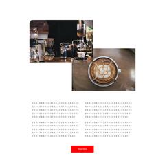 架空のカフェのHP