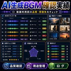 AI生成BGM確認表