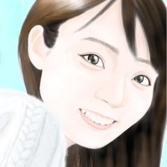 女性の似顔絵