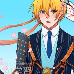 同人誌裏表紙(趣味で制作)