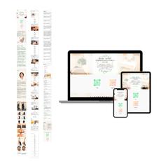 リラクゼーションサロンのLP制作