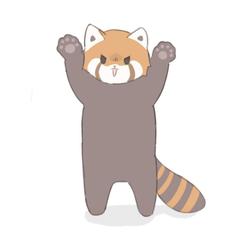 レッサーパンダのイラスト