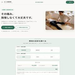 整骨院向けWordPressサイト(自作プラグイン付き)