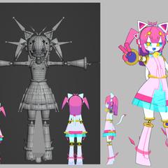 自身のオリジナルフルスクラッチVtuber用3Ｄモデル