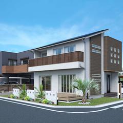 モデルハウス外観パース