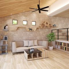 キャットウォークのある家