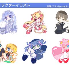 ミニキャライラスト・カートゥーン調