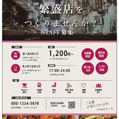 炭火焼鳥店 求人チラシデザイン