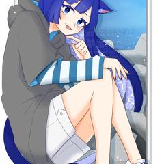 海辺の猫