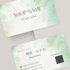 エステティシャン様名刺