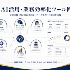 AI活用・業務効率化ツール例