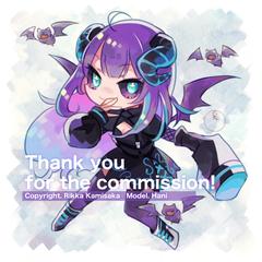 小悪魔系Vtuberさんのちびキャラ