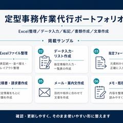 定型事務作業代行ポートフォリオ