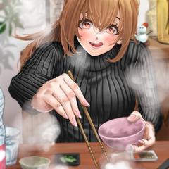 何から食べようかな