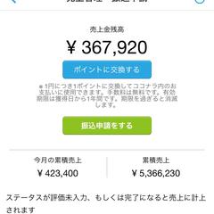 ココナラ2019年8月の販売実績
