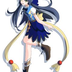 オリジナルのクロアゲハ蝶モチーフキャラクター