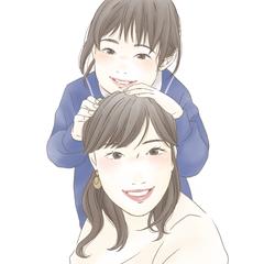 親子イラスト