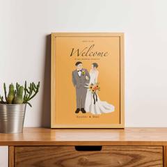 【イラスト】ウェルカムボード