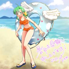 暑中見舞い用イラスト