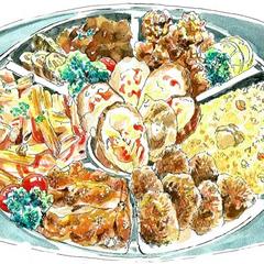 オードブル　イラスト
