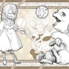 漫画風のイラストのサンプル